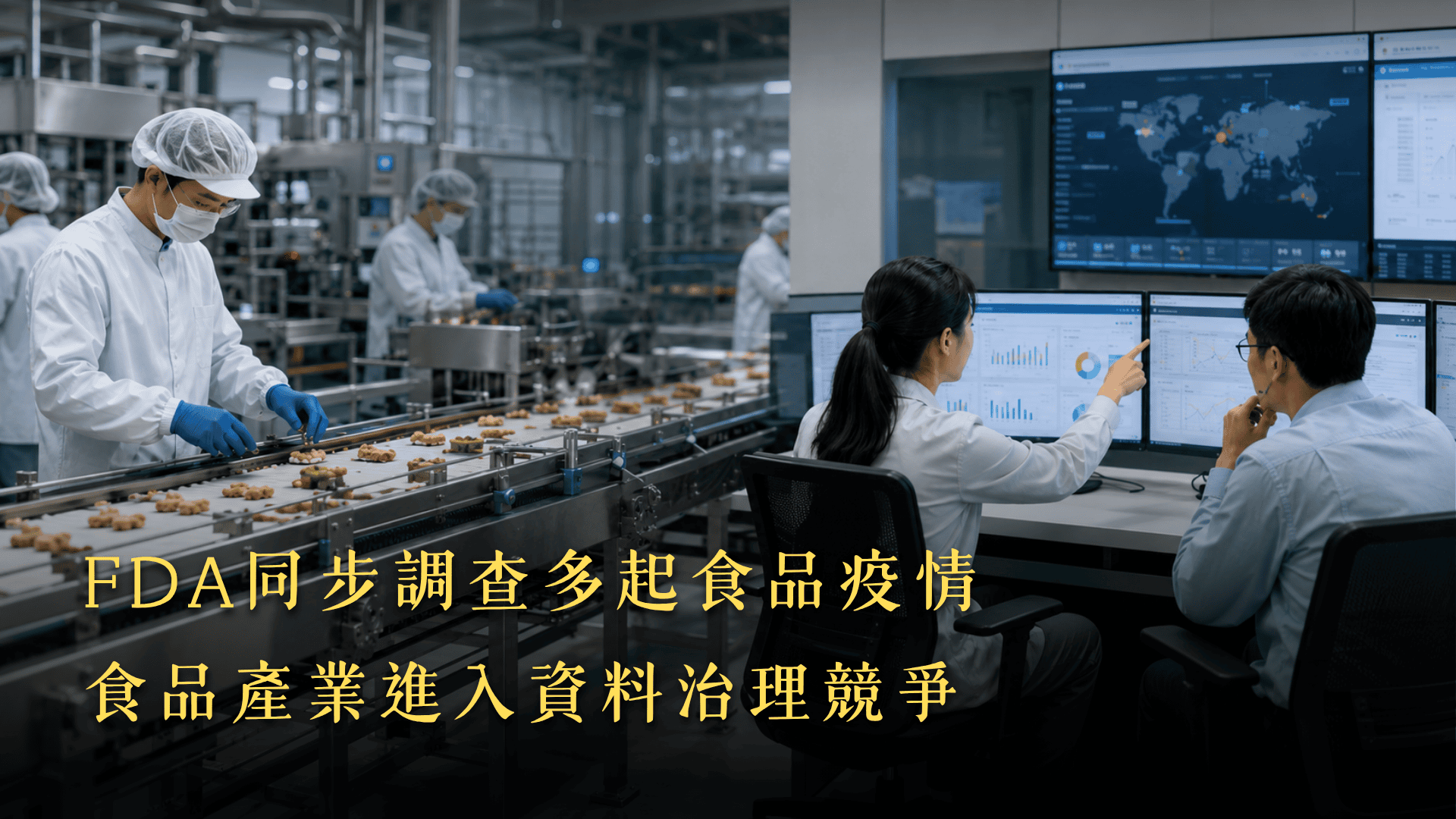 FDA同步調查多起食品疫情，食品產業正式進入資料治理競